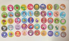 50 Assorted Kids School Animal Characters Vinyl Stickers