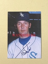Rare Unique Tommie Sisk Chicago White Sox Pitcher Personally Made Baseball Card