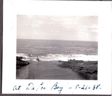 VINTAGE PHOTOGRAPH SALMON FISHING BOAT DEPOE BAY HARBOR PORTLAND OREGON PHOTO