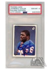 Lawrence Taylor 1983 Topps Stickers Autograph Card #178 PSA/DNA 10