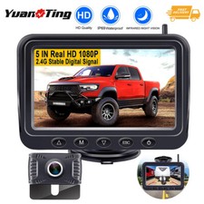 Digital Wireless 5" Splitscreen Monitor+1080P HD CCD Colour Reversing Camera Kit