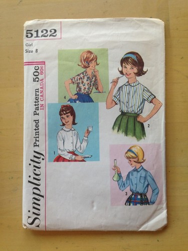 Vintage 1950-1960's Simplicity Sewing Pattern, CUT, Choose Your Style - Afbeelding 14 van 19