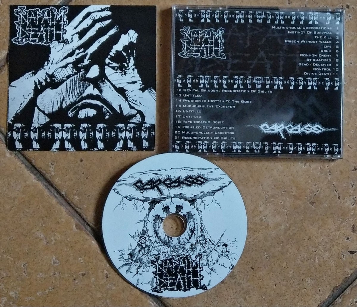 NAPALM DEATH / CARCASS – Split Live CD | eBay
