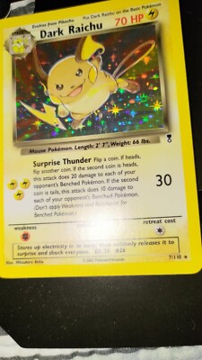 Dark Raichu 英語版 7/110 Pokemon TCG Dark Raichu Legendary Collection 7/110 Rare