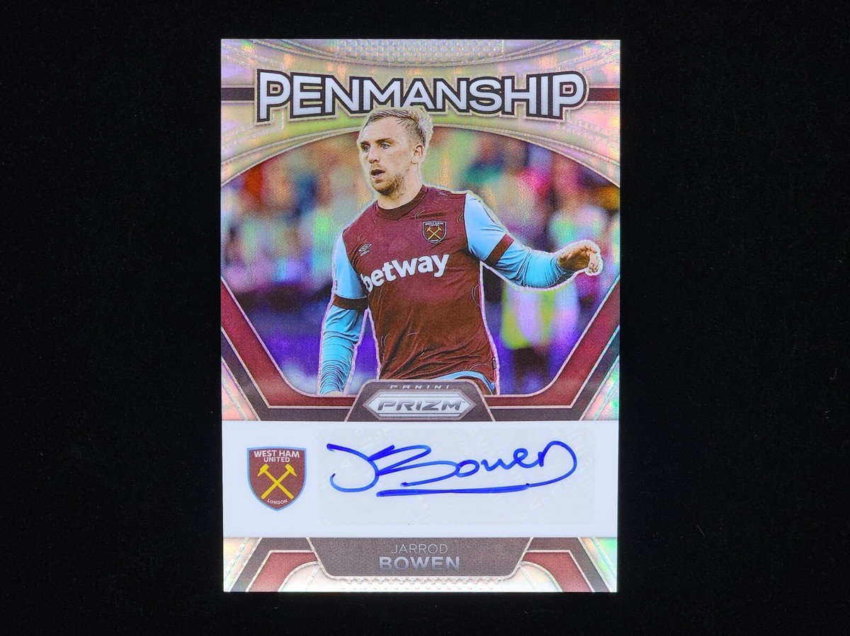 Carte Jarrod Bowen Silver Patch /49 West Ham 2023 Panini Immaculée - Ultra Rare