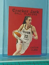 Caitlin Clark Cracker Jack no border Indiana Fever rookie  card 💥 free ship!