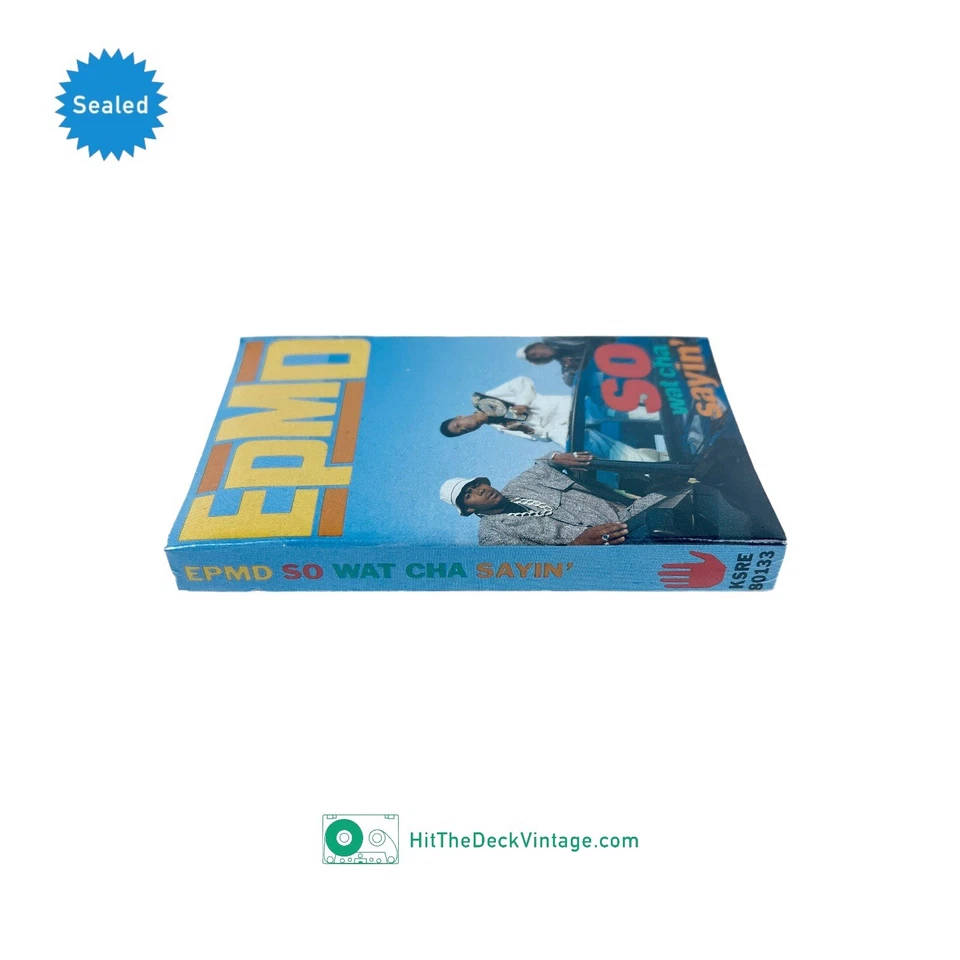 EPMD - So Wat Cha Sayin' Single Cassette Tape (1989) 80s Hip Hop SEALED - Image 3 of 4