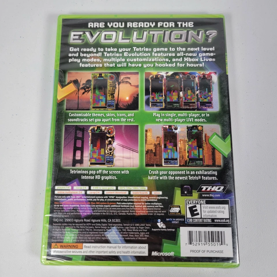 Tetris Evolution (Microsoft Xbox 360, 2007) - Image 2 of 2