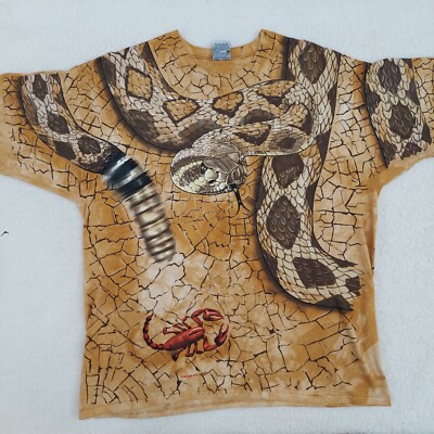LIQUID BLUE / 1996 SNAKE SCORPION SPIDER OVP YELLOW/オーバープリント/Tシャツ/90s s-l400.jpg