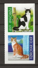 Faroe Islands  2011 cats self adhesive mnh  (af711)