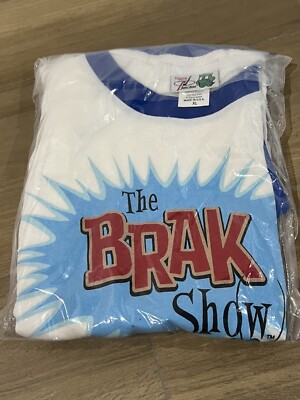 VINTAGE The Brak Show Cartoon Network T-Shirt Adult Swim SIZE XL New Sealed Mint