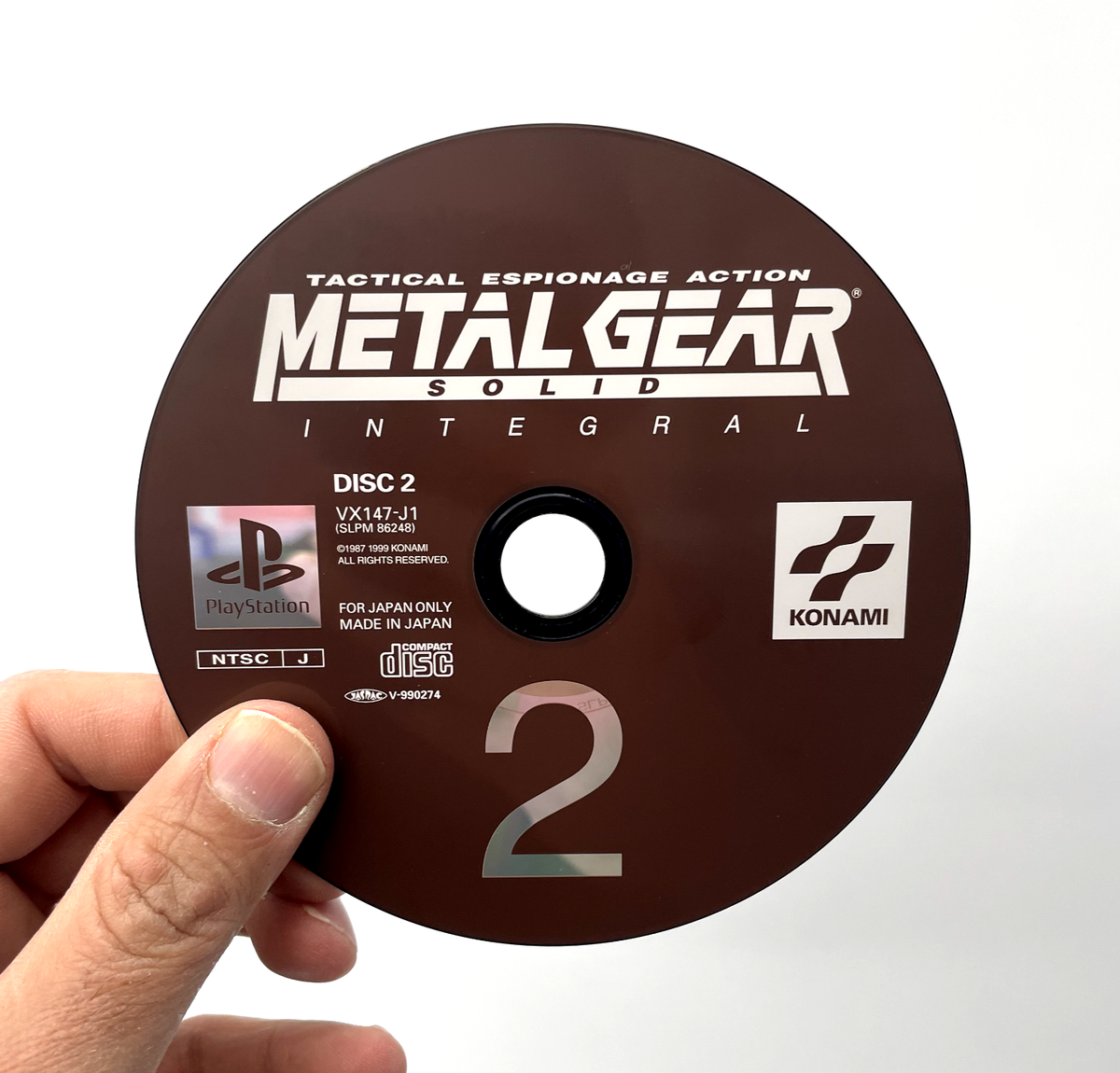 未開封　L GEAR SOLID コナミ　KONAMI 1pack Metal Gear Solid Integral - Dr Naomi Version Playstation PS1