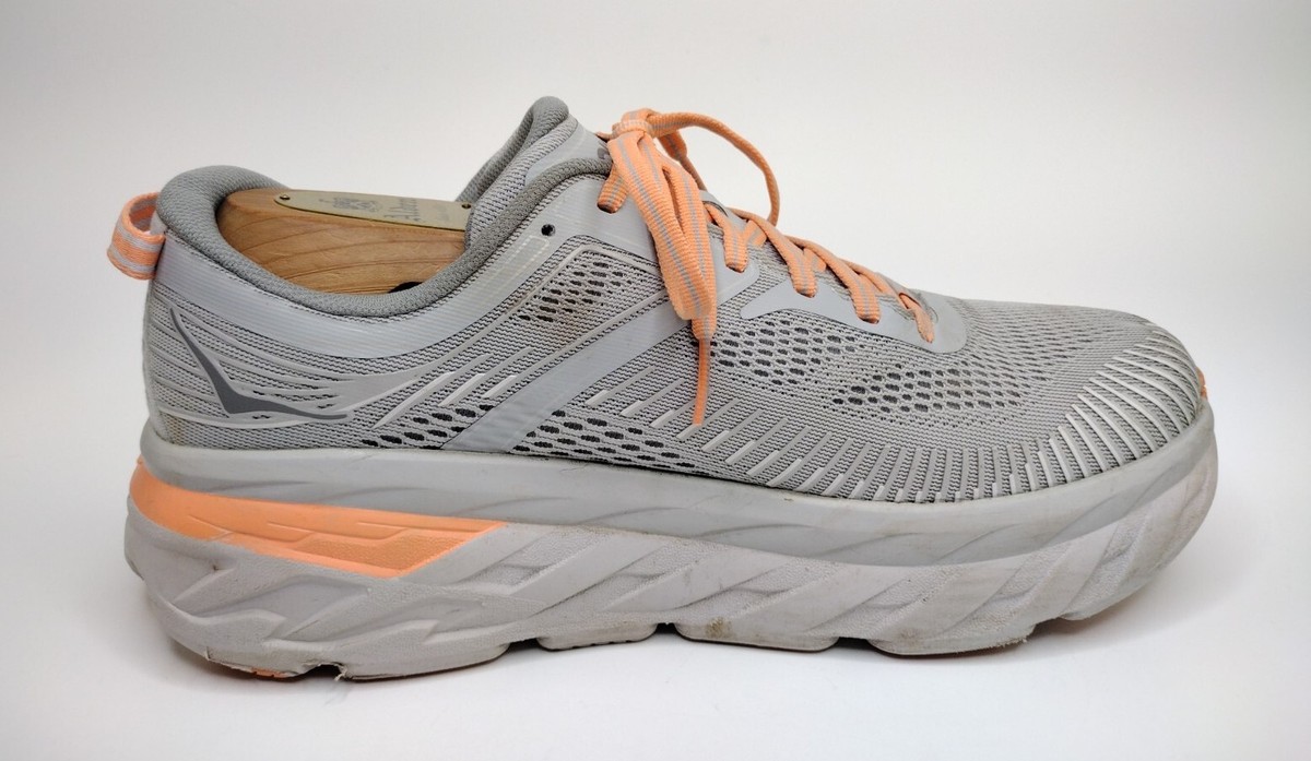 Hoka One One Bondi 7 Women's Running Shoes Size 9.5 Gray Harbor