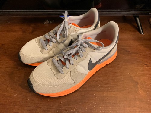 Nike Lunar internacionalista Luz Base Gris/Gris oscuro-Naranja Atómico |  eBay
