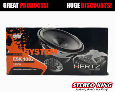 New HERTZ Energy Series ESK-130.5 5.25'' Component 2-Way Speaker System