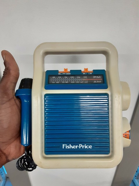 fisher price radio with microphone