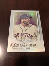 2020 Topps Allen and Ginter Rookie Silver Hot Box #276 Jose Urquidy RC *Mint*