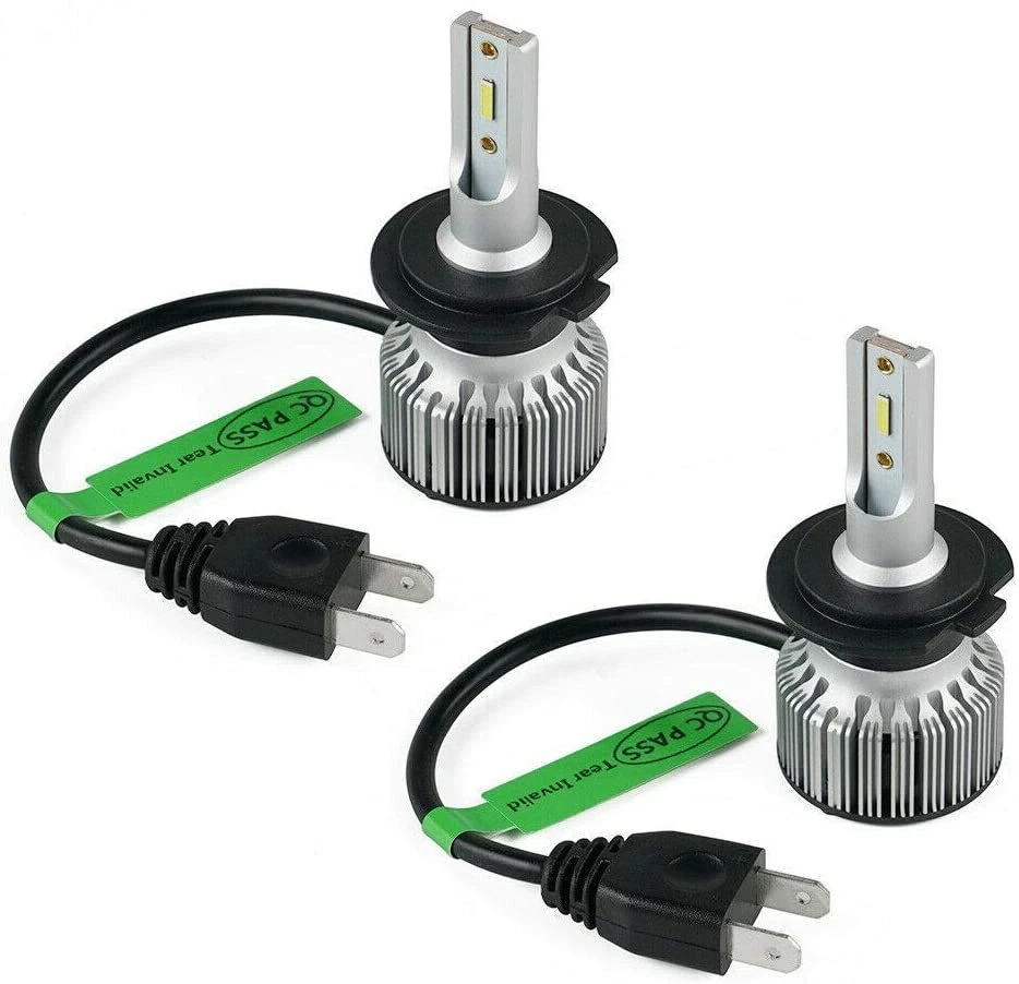 Par de bombillas LED H7 H7 H7 luz baja 6000 k blancas Foto 2 de 3