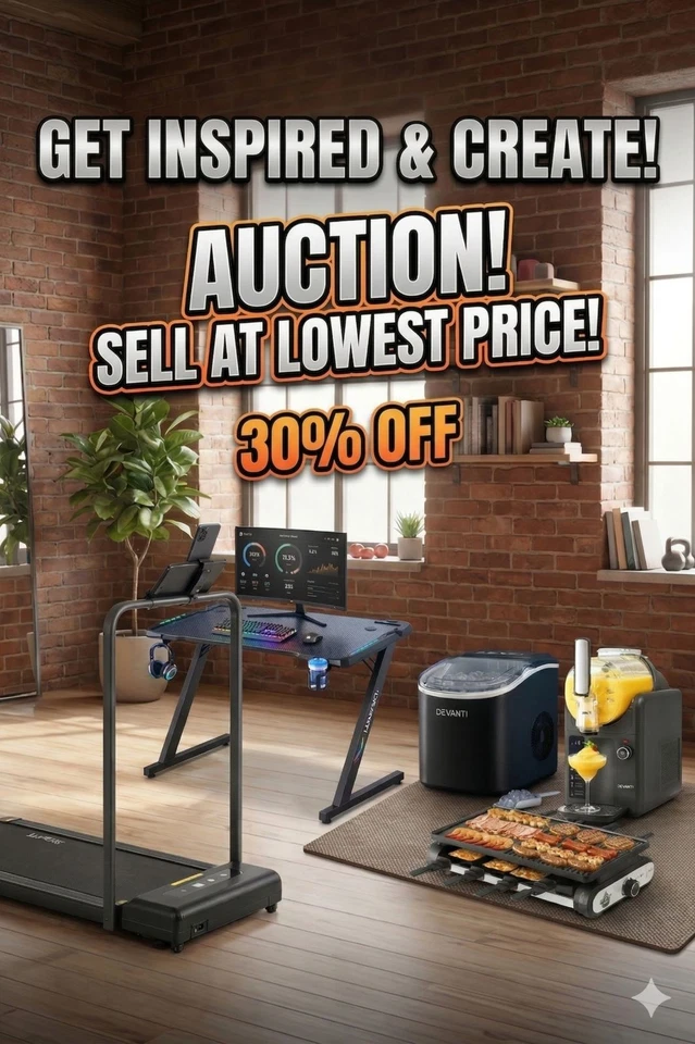 LIVE Sale: Kitchen, Office & Gaming Gear - Auction from $1 + 30% OFF