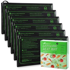 MET Certified 6-Pack Seedfactor Seedling Heat Mat, Waterproof Germination