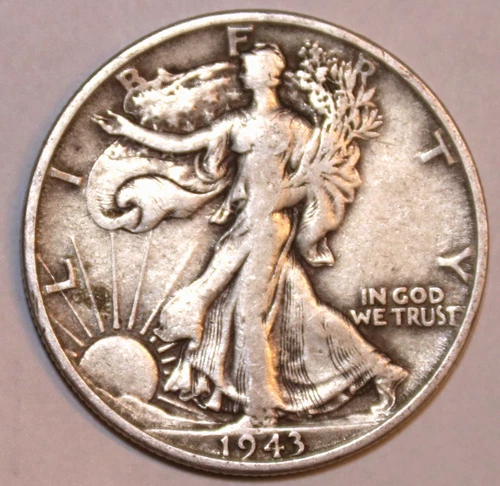 1943-S Walking Liberty Half Dollar - Very Fine/Extra Fine - #1052EC