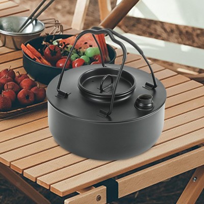 Leichter Outdoor-Herd Topf Teekanne Grill Angelrucksack Camp Camping