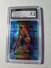 Evan Mobley Rookie Cards RC - 2021 Panini Select 175/299, CGC Grade 7.5