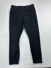 Nike One Womens Small Black Dri-FIT Mid-Rise 7/8 Leggings DD0247-010 Yoga Gym