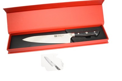 Zwilling Kanren 8'' Chef Knife Stainless Black Handle 54031-200 Made In Japan