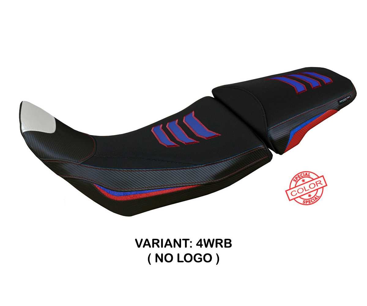 Seat cover Deline SColor White-Red-Blue WRB TPZ Honda Africa Twin 1100 2020 2023