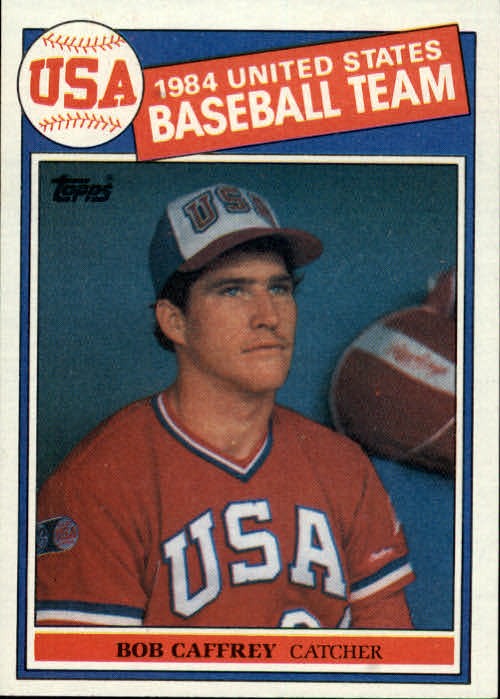 1985 Topps #394 Bob Caffrey OLY RC - BB