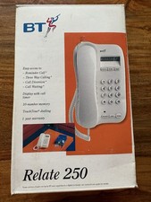 BNIB BT Relate 250 Corded Telephone In Racing Green Retro 