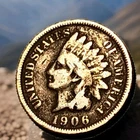 1906 Indian Head Cent Actual Coin Shown - 49