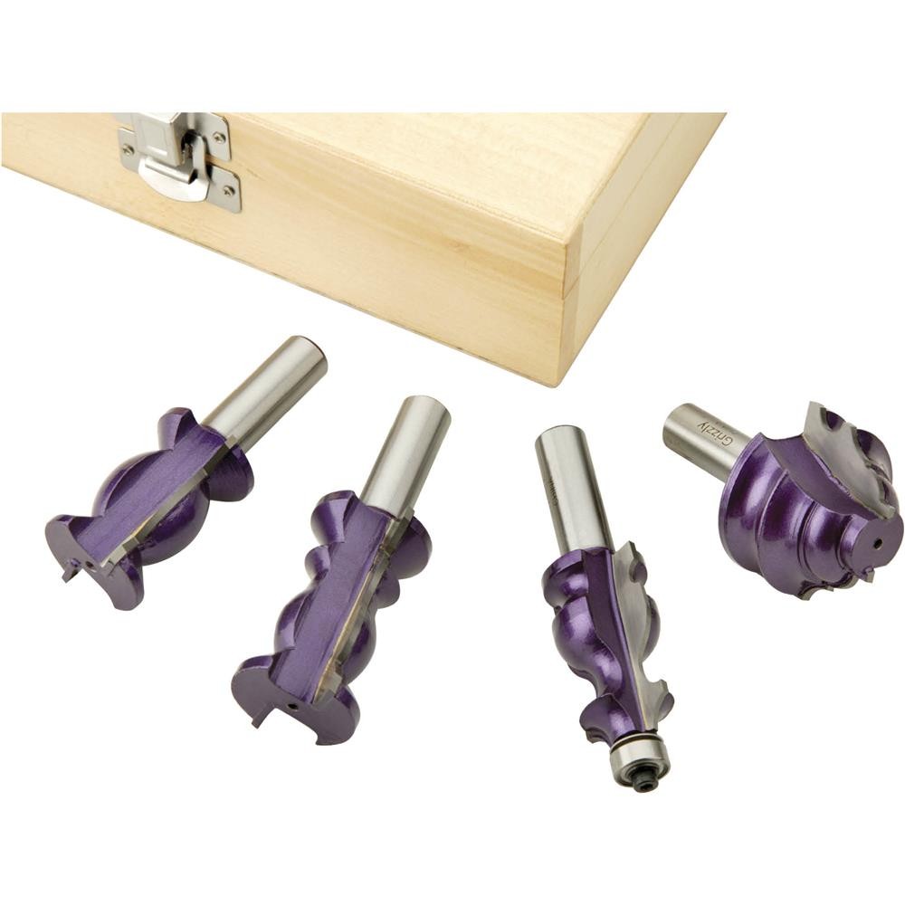 H5565 Custom Moulding 4 Pc. Set, 1/2" Shank