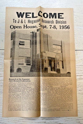 J & L Research Division Press Release 1956 Advertising Lab Negaunee Iron Mine