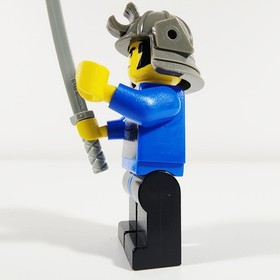 Lego Old Blue Samurai Minifigure Ninja 6093 cas054