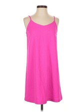 Skies Are Blue Women Pink Casual Dress XS