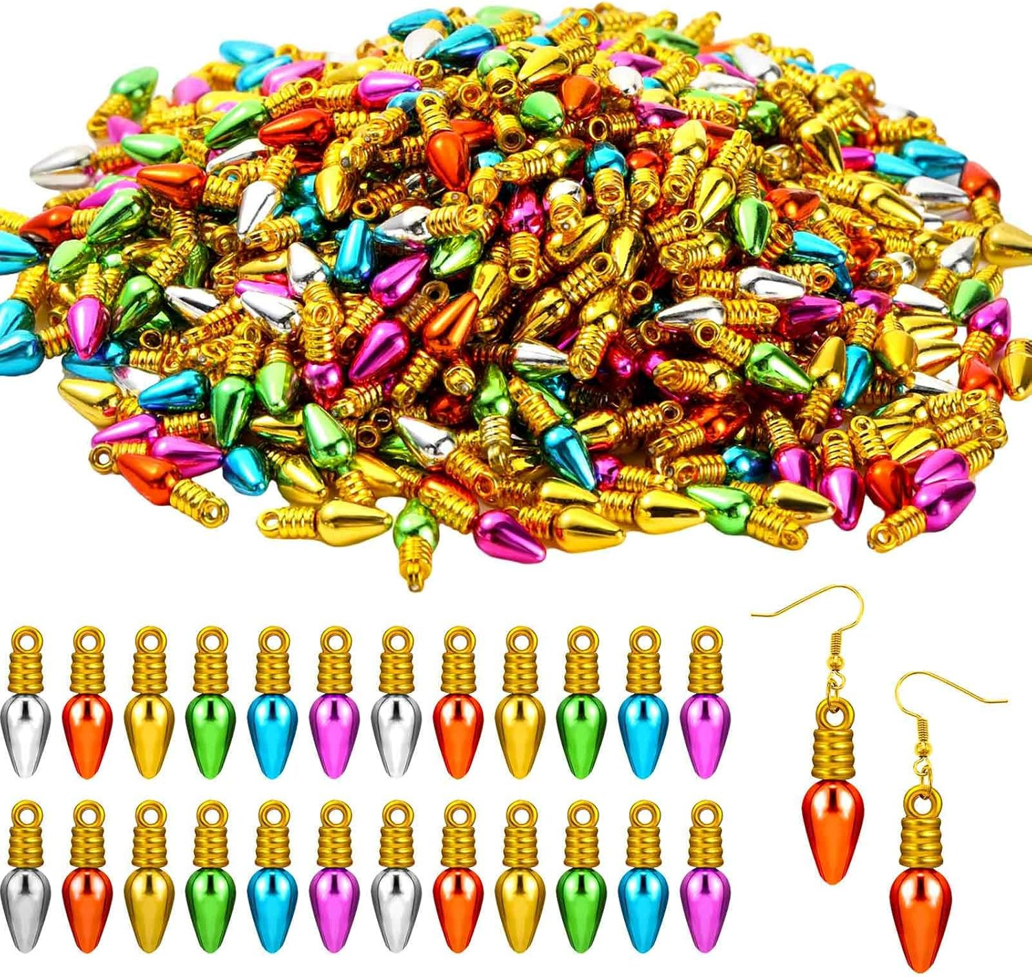 Beads For Crafts Light Beads Charms For Jewelry Making Tiny 