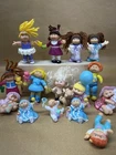 Cabbage Patch Kids Mini Poseable Doll Figures Figurines Vtg 80's 90's Lot of 15