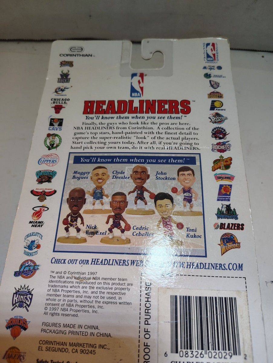 CORINTHIAN HEADLINERS 1996 TWO CHARLES BARKLEY HOUSTON ROCKETS for