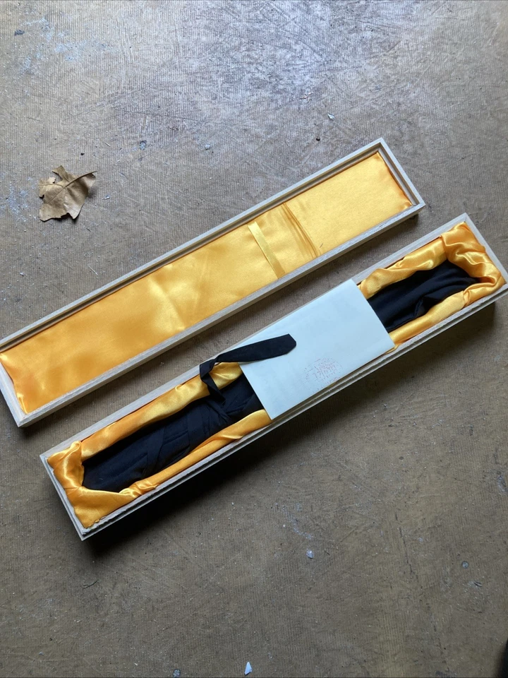 Mini Katana Samurai Japonés 20"" Todo Azul Tanto Arcilla Templada T10 Foto 2 de 4