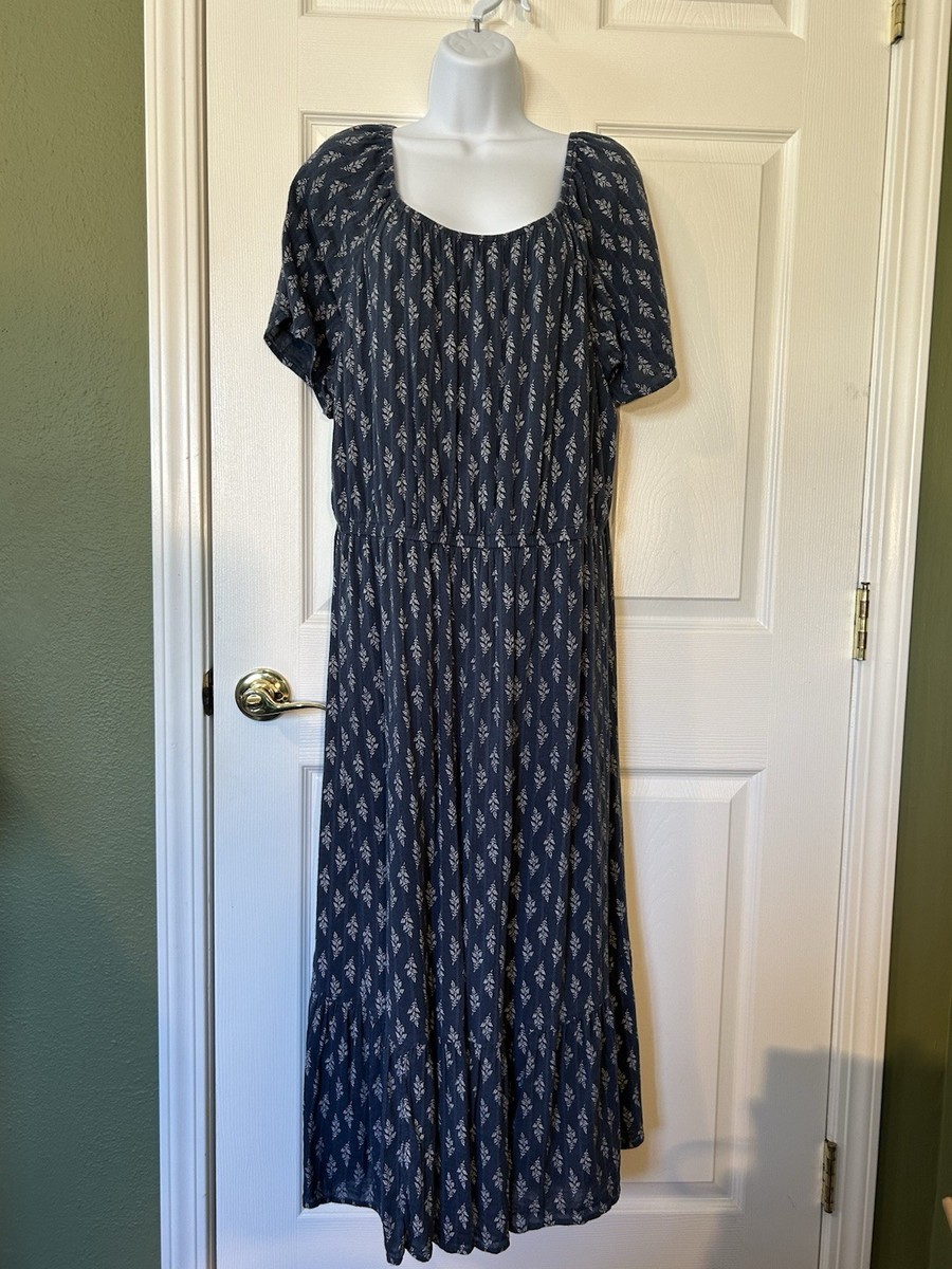 chambray tiered midi dress Chambray Midi Dress by Peter Som x RTR