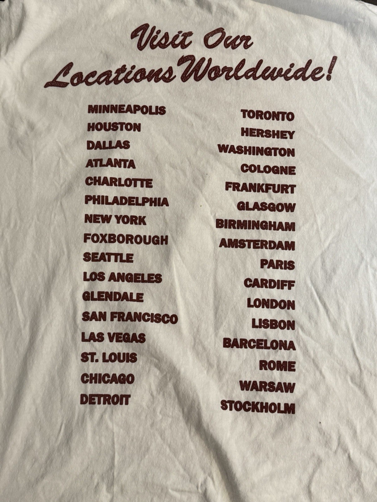 FILA ** Ufficiale ** Maglietta Kendrick Lamar Gloria GNX Merchandising Grand National Tour XL