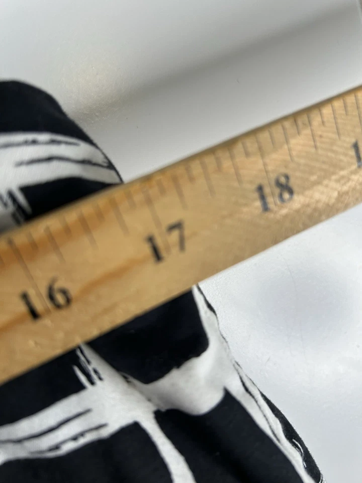 Falda Ann Taylor Factory para mujer talla 12 blanca y negra calce por encima de la rodilla acampanada 6208 Foto 2 de 4