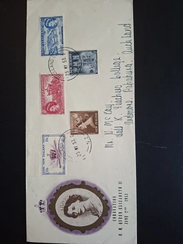 New Zealand 1953 CORONATION - FIRST DAY COVER 25 MAY 1953