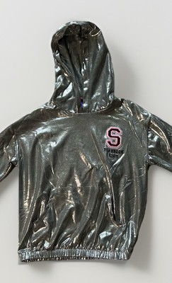 Disney Seabrook High Zombies 2 Silver Shimmer Pullover Hoodie Girls Size M