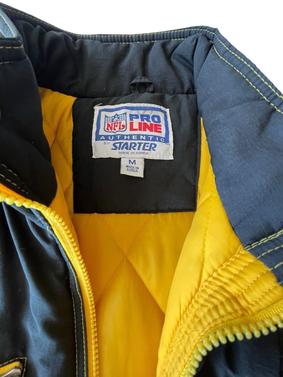 VTG Pittsburgh Steelers Starter NFL Pro Line Full Zip Jacket Med