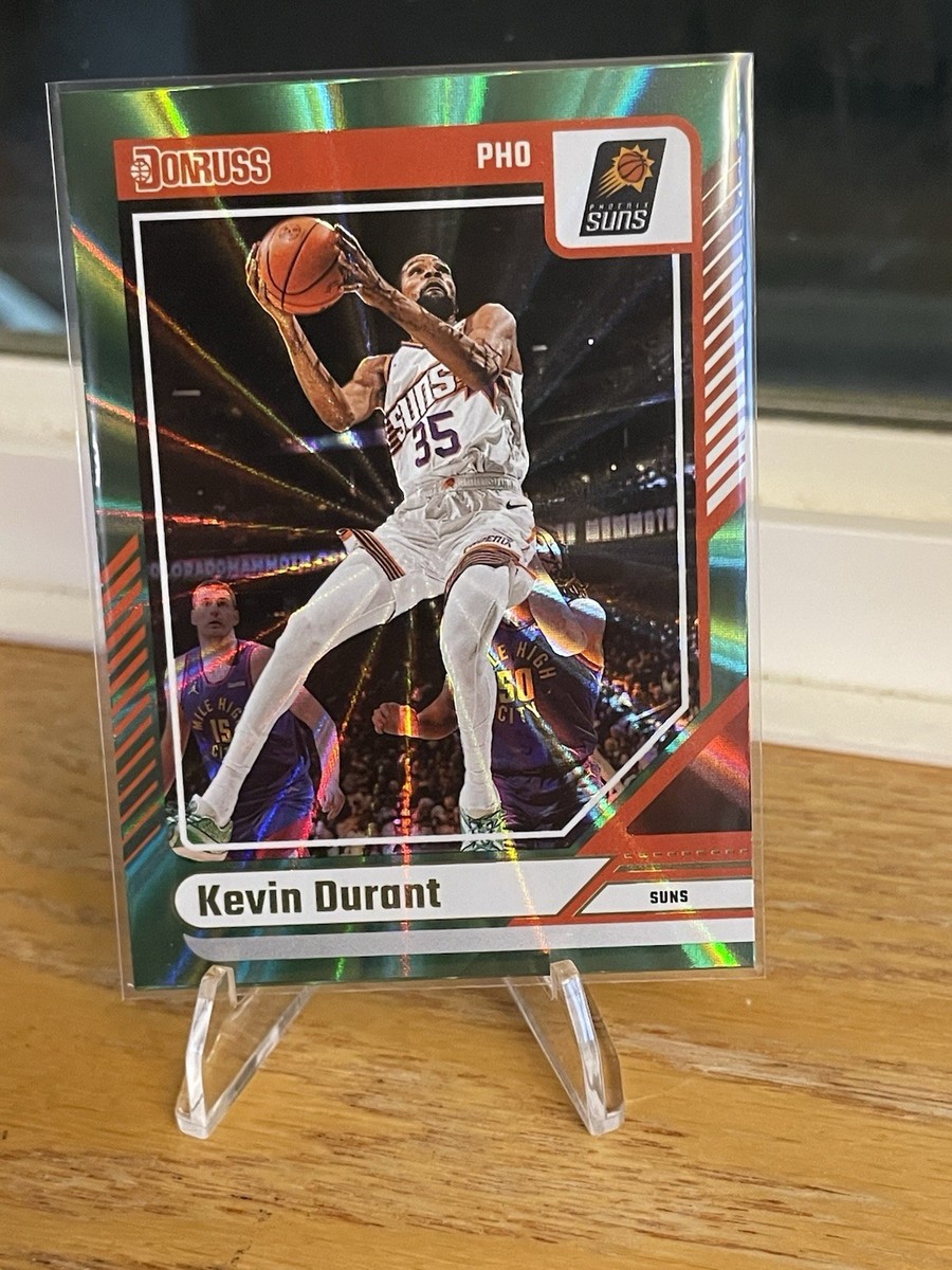 2024-25 Panini Donruss Kevin Durant Green Holo Lazer Color