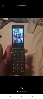 AT&T Flip Phone Black AT&T Network Cellular Phone IMEI 014650050128923