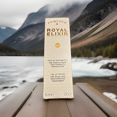 Perlier Royal Elixir Oil Restorative Treatmnt w/Royal Jelly Face JUMBO 3.2 fl oz